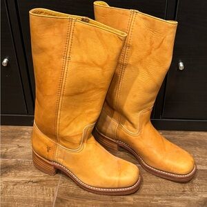 Like New Vintage Frye 14L Campus Boots 77050 Banana Sz 9 Women’s